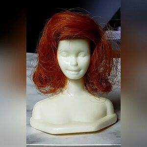 Vintage 1960s Barbie Fashion Queen Wig Reddish Brown Titan